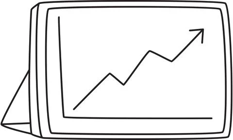 General Data Chart/Graph Illustration Stock Illustration