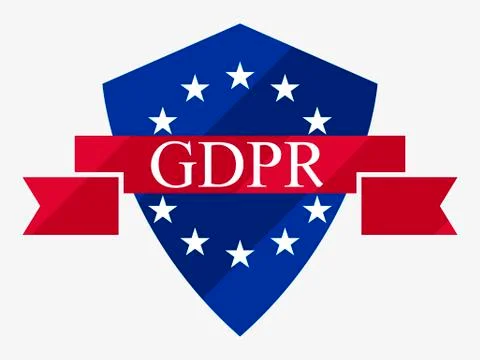 General data protection regulation, abbreviation: DSGVO. Protection of natura イラスト素材