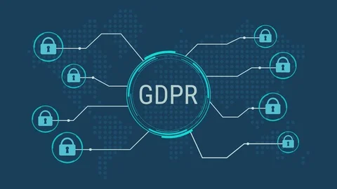 General data protection regulation GDPR Stock Footage 88772047
