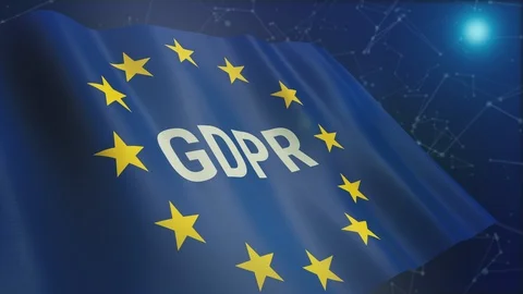 General data protection regulation GDPR Stock Footage 88772323