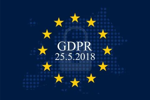 General Data Protection Regulation (GDPR) Stock Illustration