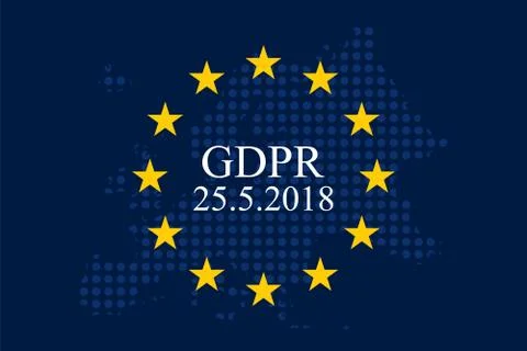 General Data Protection Regulation (GDPR) Stock Illustration