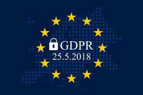 General Data Protection Regulation (GDPR) Stock Illustration
