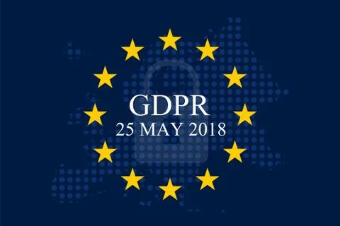General Data Protection Regulation (GDPR) Stock Illustration