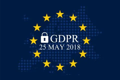 General Data Protection Regulation (GDPR) Stock Illustration