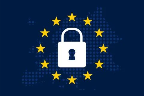 General Data Protection Regulation (GDPR) Stock Illustration