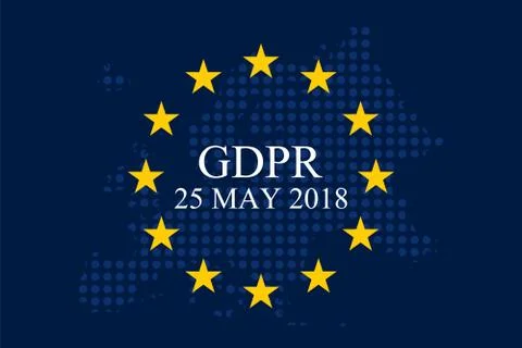 General Data Protection Regulation (GDPR) Stock Illustration