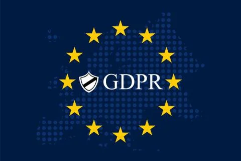 General Data Protection Regulation (GDPR) Stock Illustration