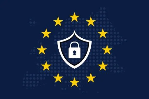 General Data Protection Regulation (GDPR) Stock Illustration