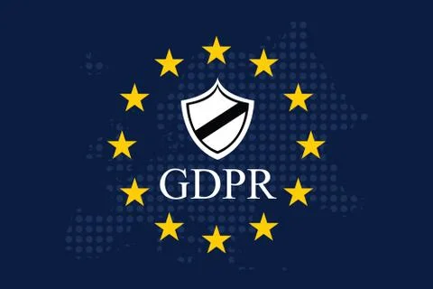 General Data Protection Regulation (GDPR) Stock Illustration