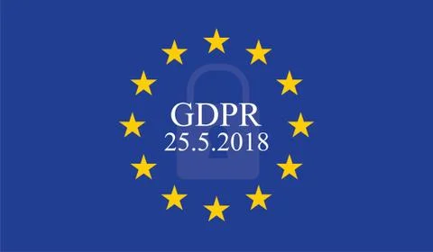 General Data Protection Regulation (GDPR) Stock Illustration