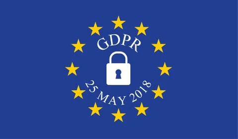 General Data Protection Regulation (GDPR) Stock Illustration