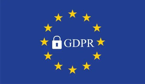 General Data Protection Regulation (GDPR) Stock Illustration