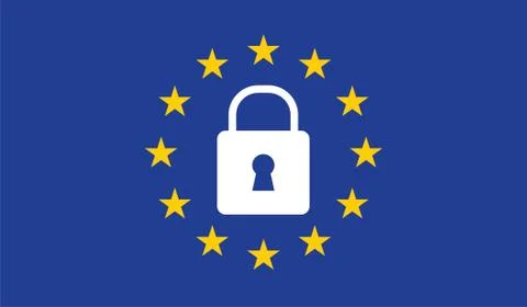 General Data Protection Regulation (GDPR) Stock Illustration