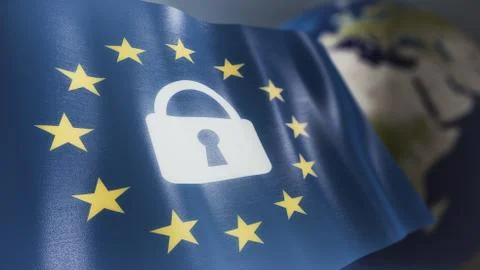 General data protection regulation GDPR Stockillustratie