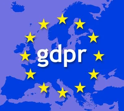 General Data Protection Regulation (GDPR) 库存插图
