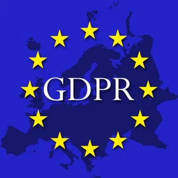 General Data Protection Regulation (GDPR) 库存插图