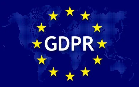 General Data Protection Regulation (GDPR) Stock Illustration