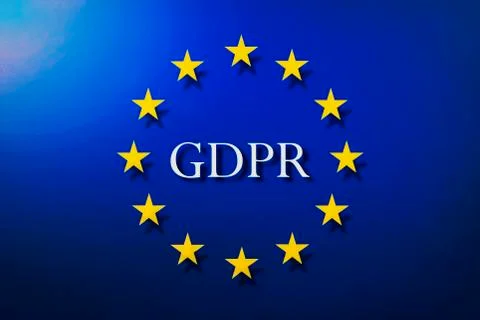 General Data Protection Regulation (GDPR) 库存插图