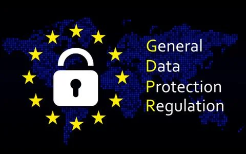 General Data Protection Regulation (GDPR) Stock Illustration