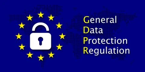General Data Protection Regulation (GDPR) Stock Illustration