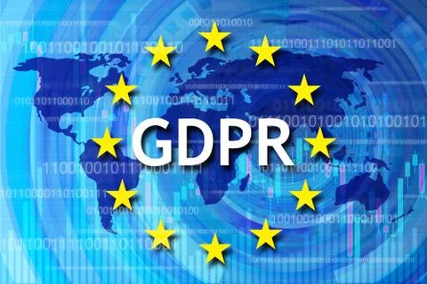 General Data Protection Regulation (GDPR) Stock Illustration
