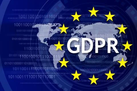 General Data Protection Regulation (GDPR) Stock Illustration
