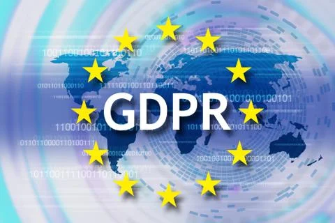 General Data Protection Regulation (GDPR) Stock Illustration