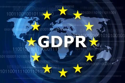 General Data Protection Regulation (GDPR) Stock Illustration