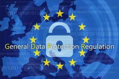 General Data Protection Regulation (GDPR) Stock Illustration