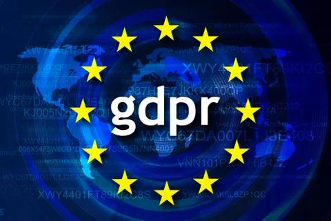 General Data Protection Regulation (GDPR) Stock Illustration