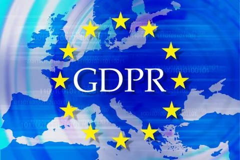 General Data Protection Regulation (GDPR) 库存插图