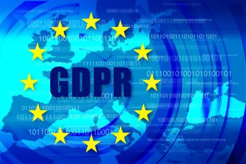 General Data Protection Regulation (GDPR) Stock Illustration