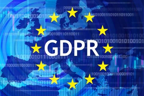 General Data Protection Regulation (GDPR) Stock Illustration