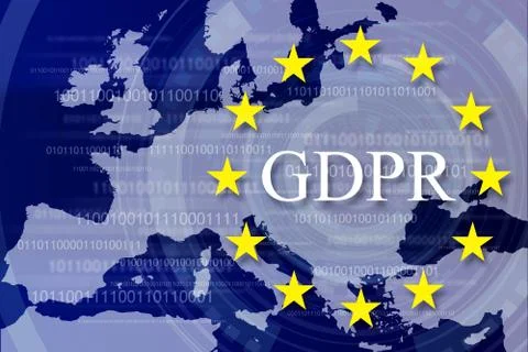 General Data Protection Regulation (GDPR) Stock Illustration