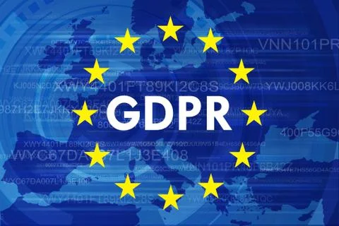 General Data Protection Regulation (GDPR) Stock Illustration