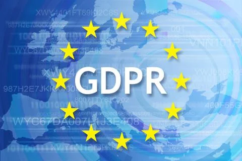 General Data Protection Regulation (GDPR) Stock Illustration