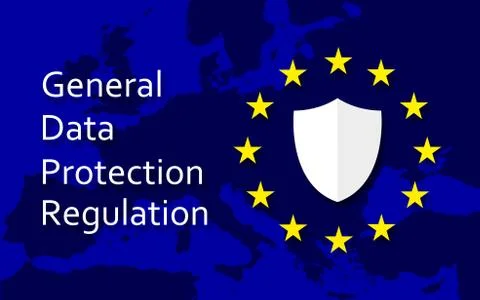 General Data Protection Regulation (GDPR) 库存插图