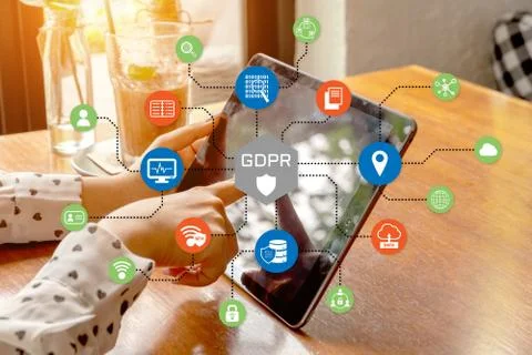General Data Protection Regulation. Stock Photos