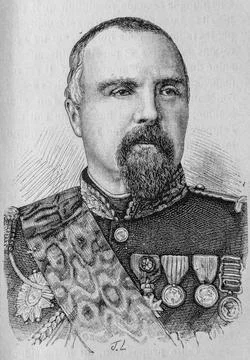 General de Failly, 1861-1875, History of France by Henri Martin, editor Furne Stock Illustration