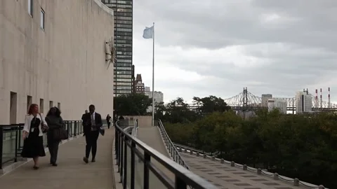 General Debate of the United Nations General Assembly, Nueva York, US - 22 Sep 2 Stock Footage 346189058