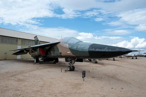 General Dynamics F-111 Aardvark on display at the Pima Air and Space Museum Stock Photos