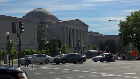 The General George Meade memorial statue, Stock Footage 82633547