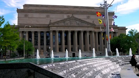 The General George Meade memorial statue, Stock Footage 82633735