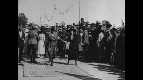General John J Pershing walking Stock Footage 43331612