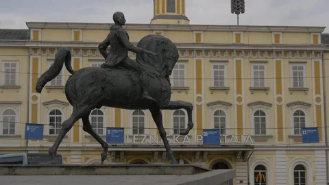 General Maister Monument Stock Footage 87634239