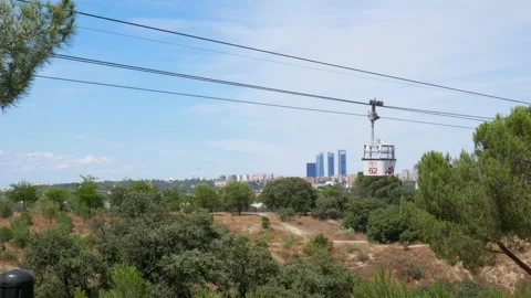 General map of a Cable Car cabin of the country house Stock Footage 156801205