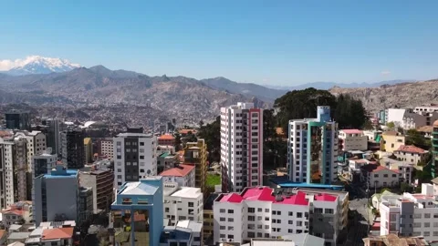 A general mountain view or a mountain view taken from the apartment Video stock 310845309