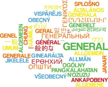 General multilanguage wordcloud background concept Stock Illustration