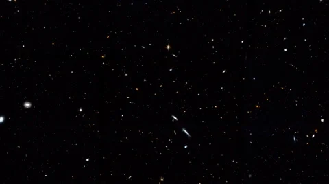 General panorama and the smooth relocation of the picture of deep space Видео 47730504